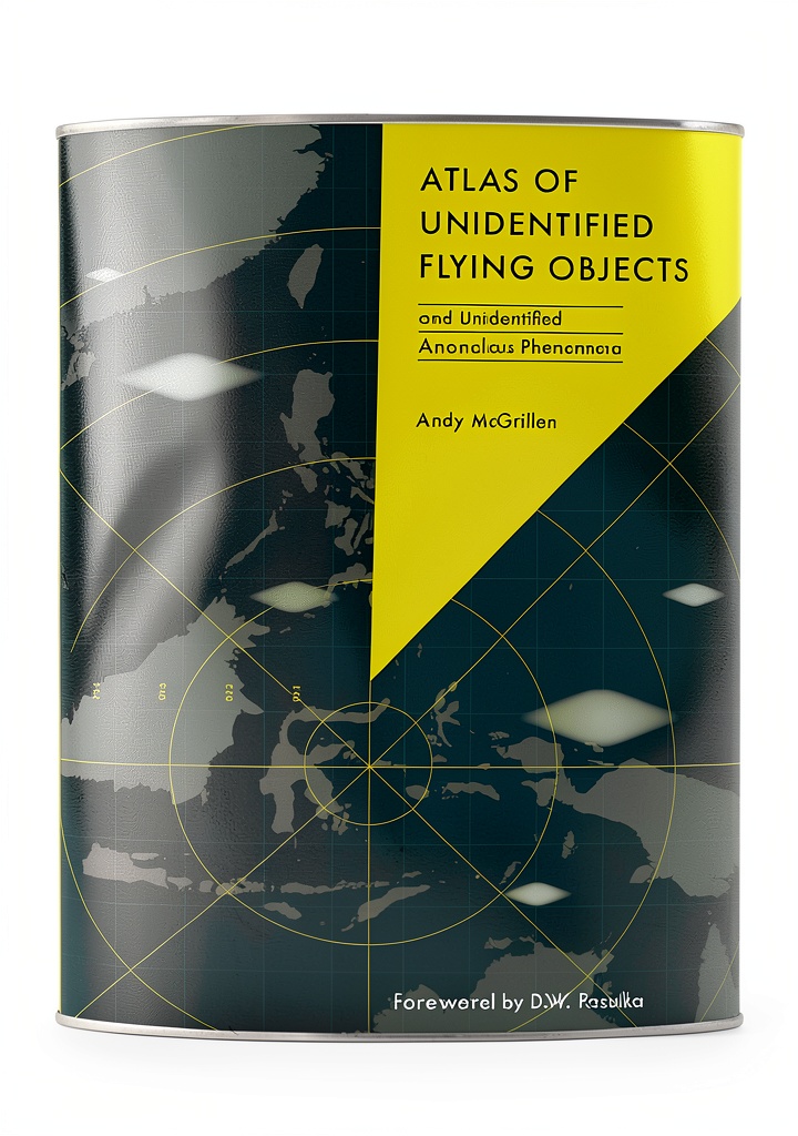 Reader using the Unexpected Atlases map eBook on a Kindle device
