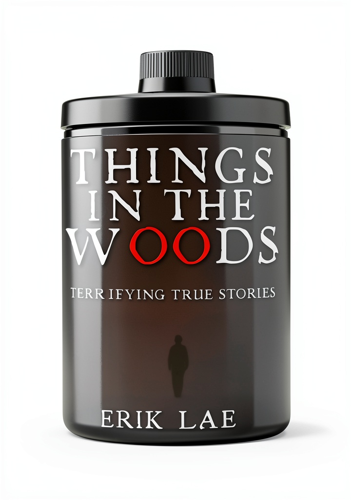 'Reader enjoying the haunted woods eBook on a Kindle device'