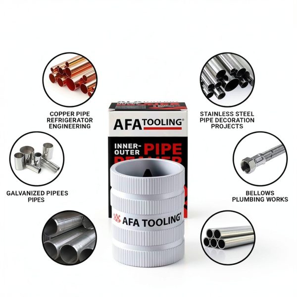 Pipe Reamer AFA Tooling Inner/Outer 3/8"-2" for Copper Steel PVC-2